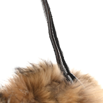 Gucci Raccoon Fur Large Horsebit Chain Hobo Brown 10 of 12
