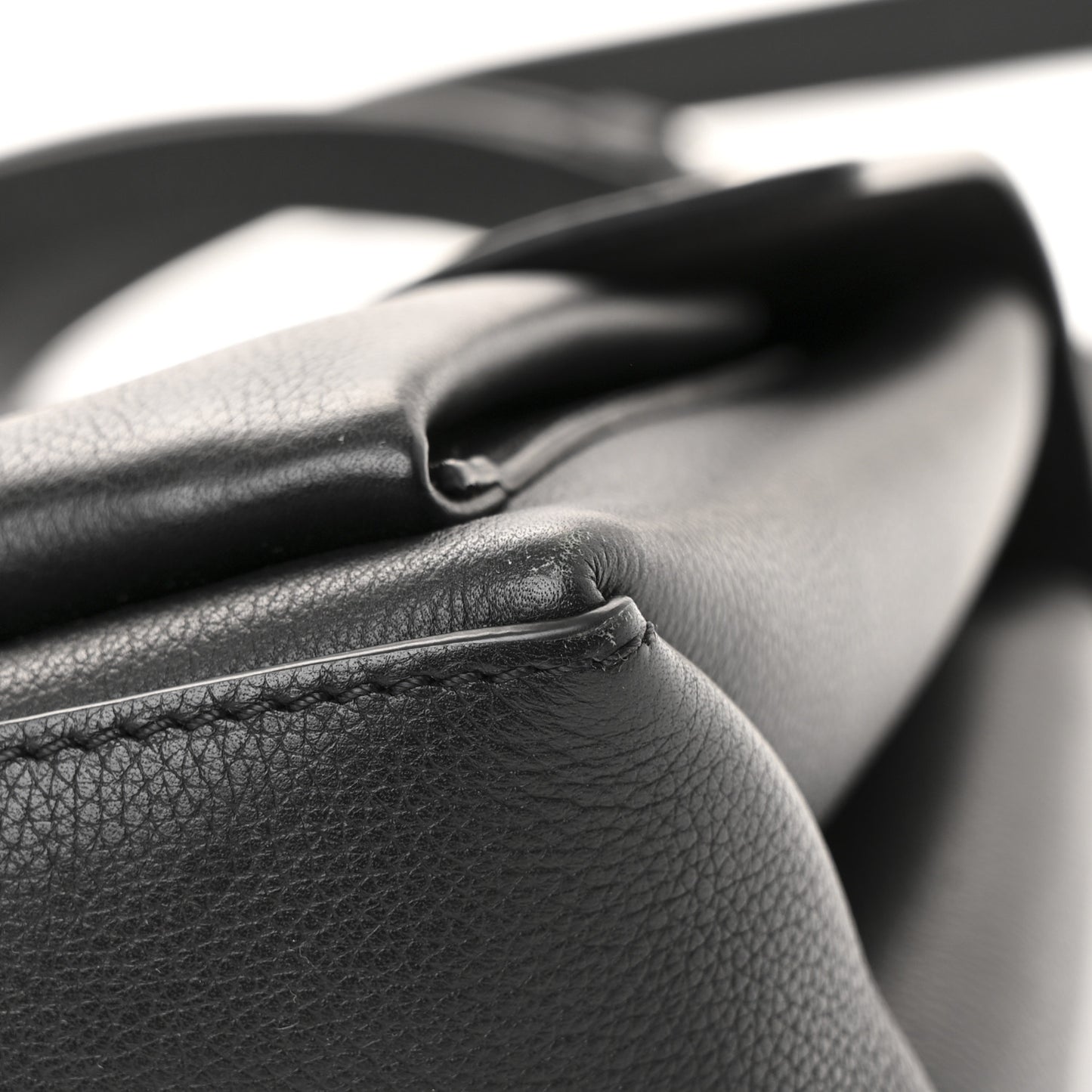 Soft Calfskin My Lockme Top Handle Black