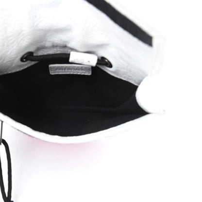 Balenciaga Agneau Arena Graffiti All Over Small Explorer Pouch with Strap White Multicolor 5 of 12