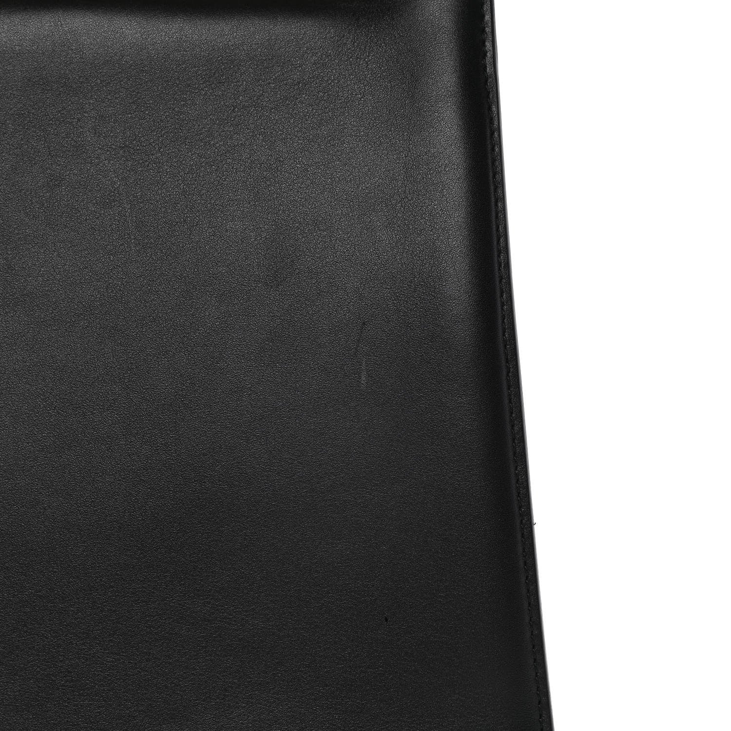 Celine Patina Box Calfskin Medium Clasp Bag Black 15 of 16