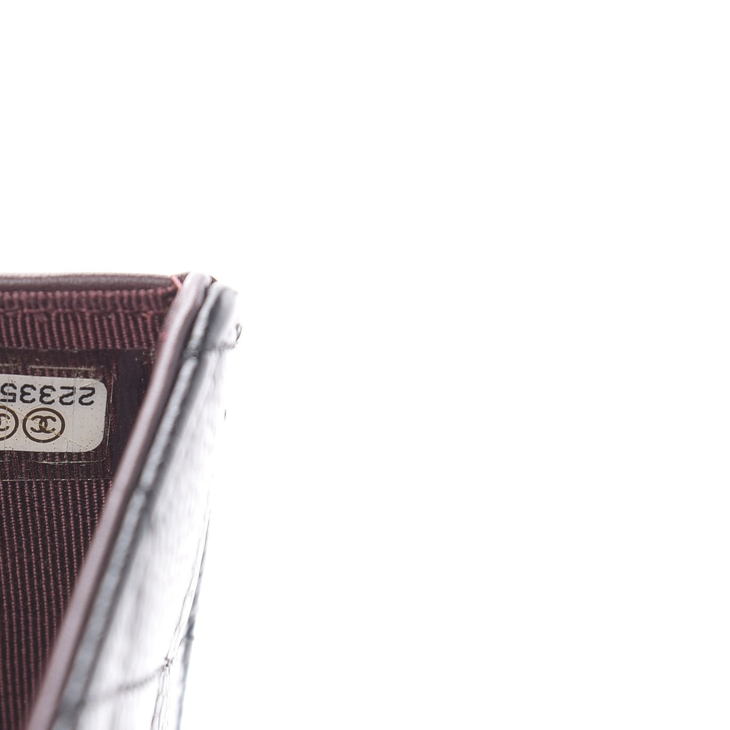 Caviar Quilted Zipped Pocket Wallet Black