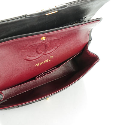 Chanel Lambskin Quilted Medium Double Flap Black 5 of 8