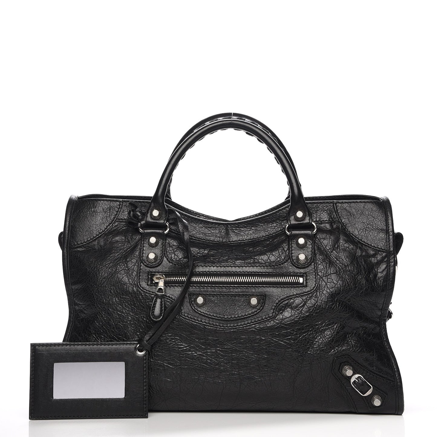 Agneau Giant 12 Silver Hardware City Black