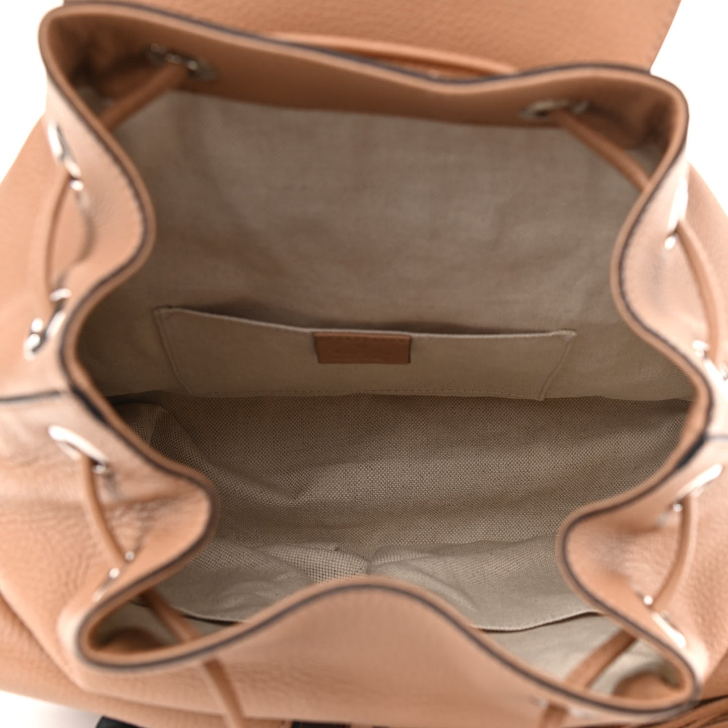 Cellarius Calfskin Medium Bamboo Backpack Camelia