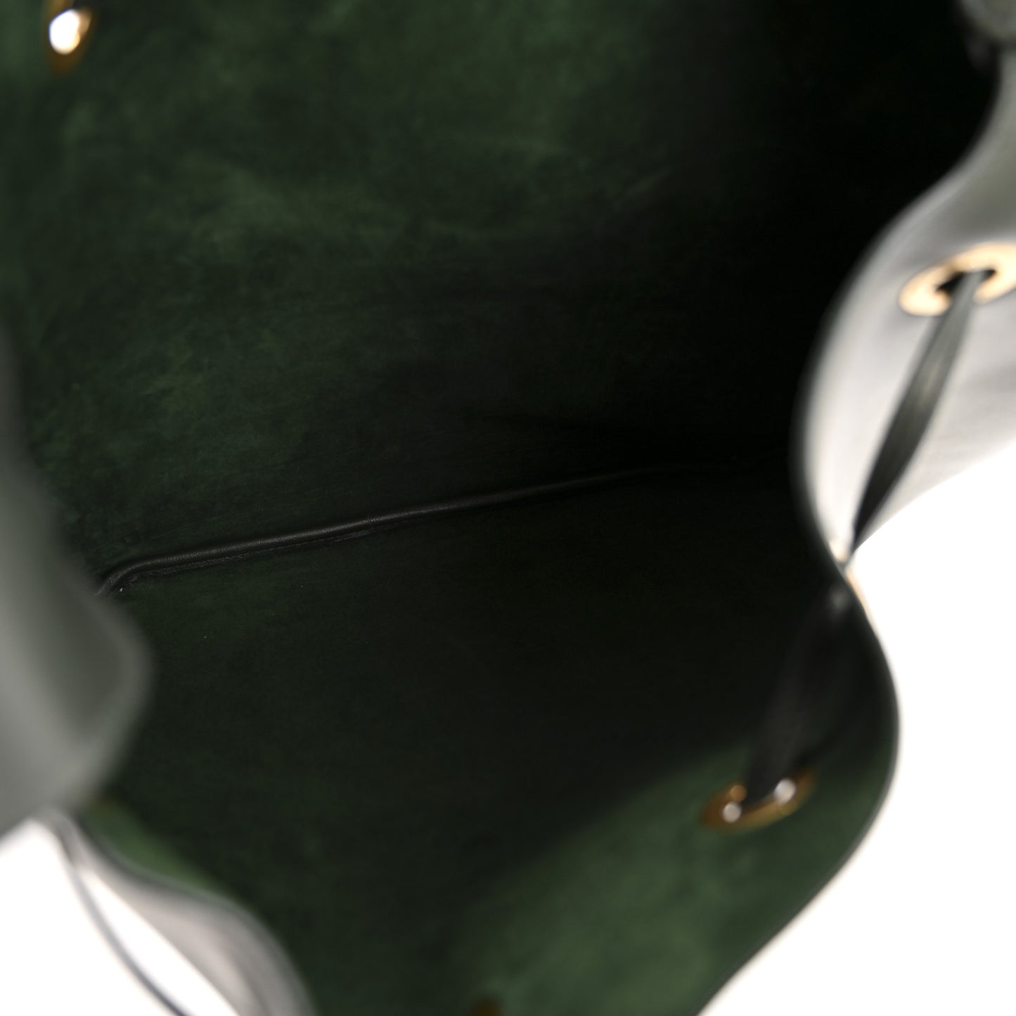Calfskin Medium Paris VII Flat Hobo New Vert Fonce