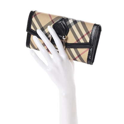 Burberry Nova Check Penrose Continental Wallet Black 2 of 7