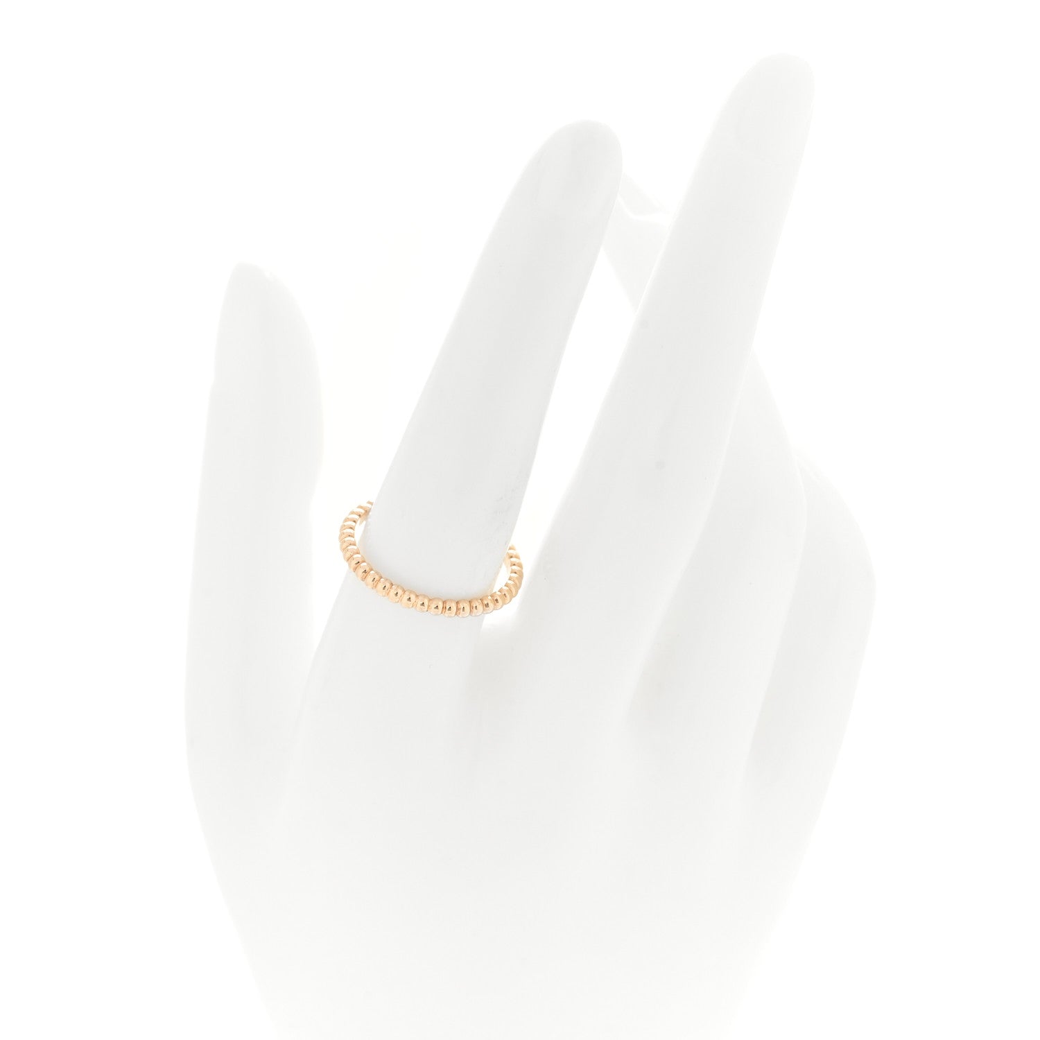 Van Cleef & Arpels 18K Rose Gold Small Perlee Ring 57 8 2 of 4