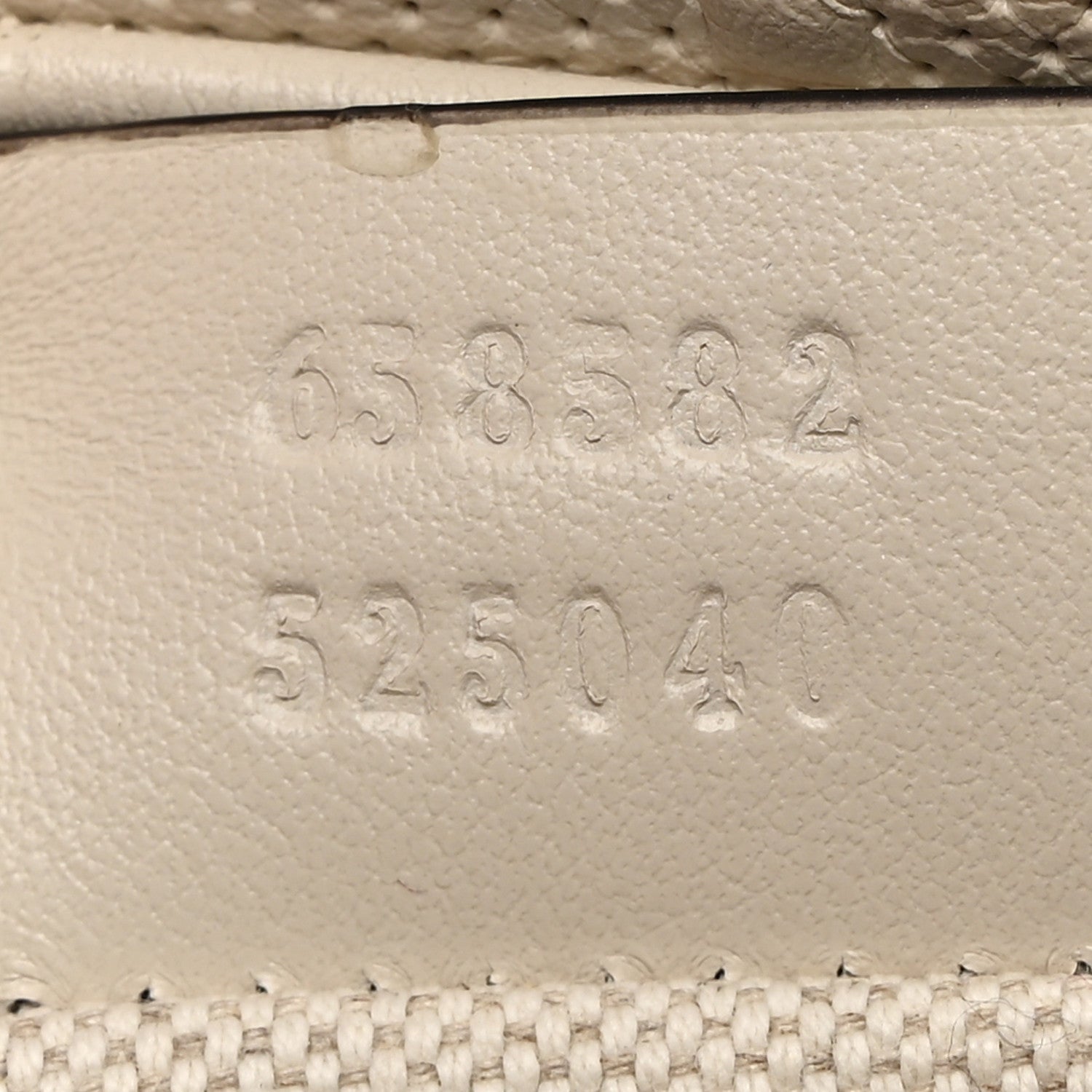 Gucci Calfskin GG Tennis Embossed Belt Bag Mystic White 7 of 13