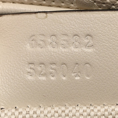 Gucci Calfskin GG Tennis Embossed Belt Bag Mystic White 7 of 13