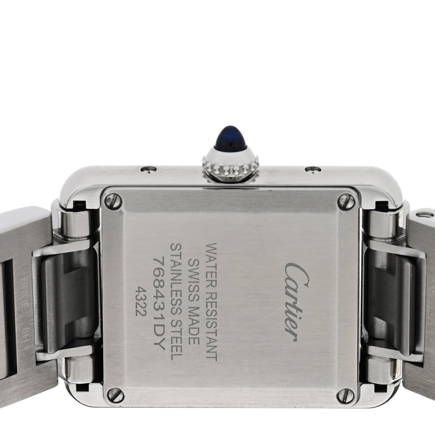 Stainless Steel 22mm Tank Must Quartz Watch