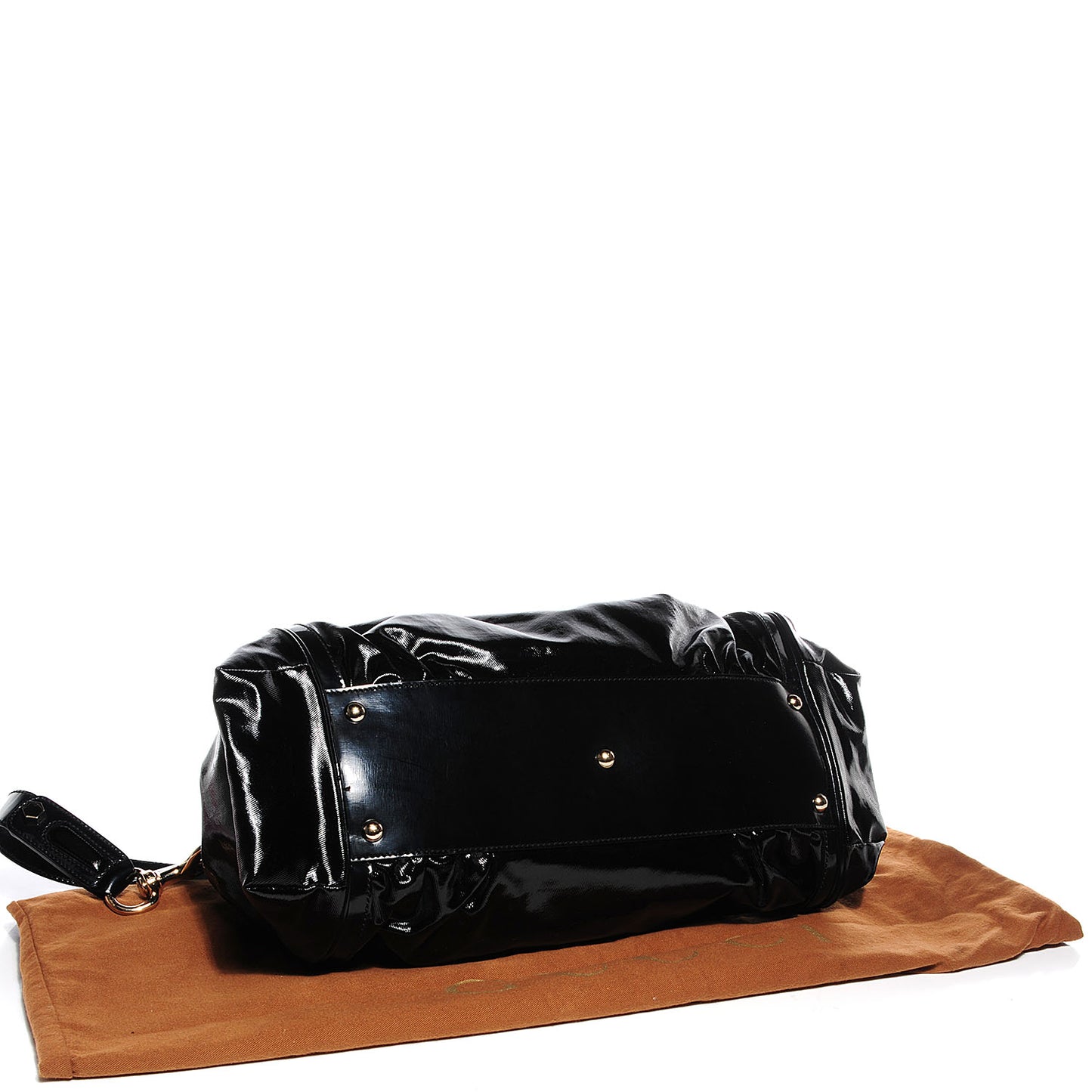 Dialux Pop Bamboo Handle Tote Black
