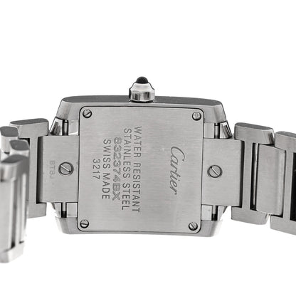 Cartier Stainless Steel 20mm Tank Francaise Quartz Watch 4 of 4