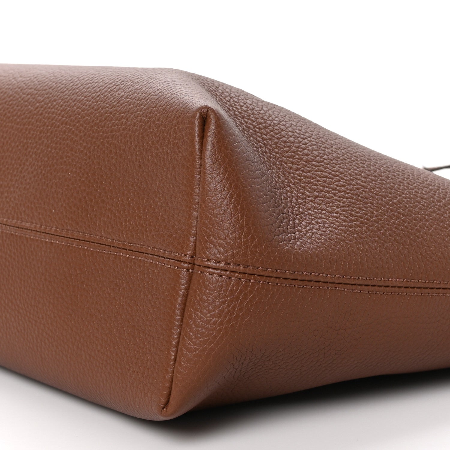 Burberry Calfskin Logo Embossed Medium Ardwell Tote Tan 9 of 9