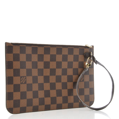 Louis Vuitton Damier Ebene Neverfull MM GM Pochette 3 of 8