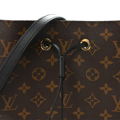 Louis Vuitton Monogram Neonoe MM Black 7 of 9