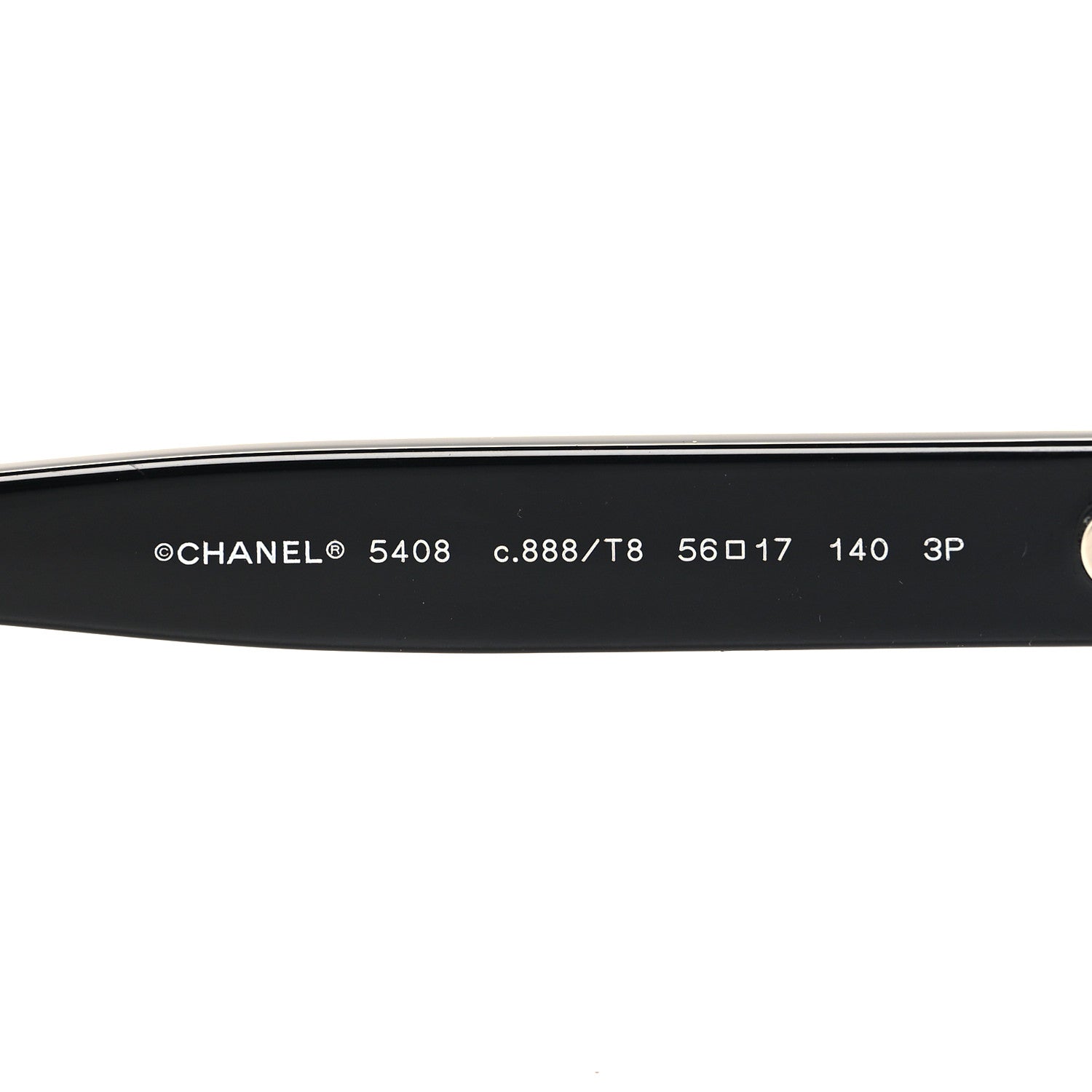 Chanel Acetate Square Sunglasses 5408 Black 5 of 7