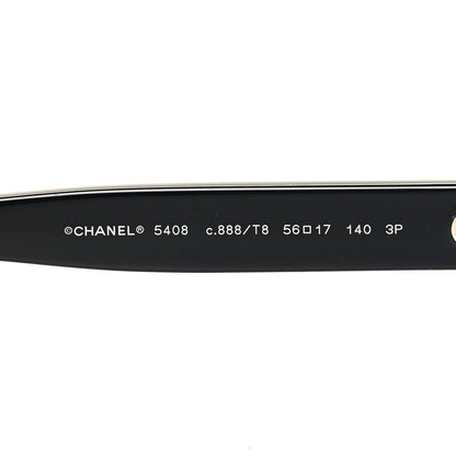 Chanel Acetate Square Sunglasses 5408 Black 5 of 7