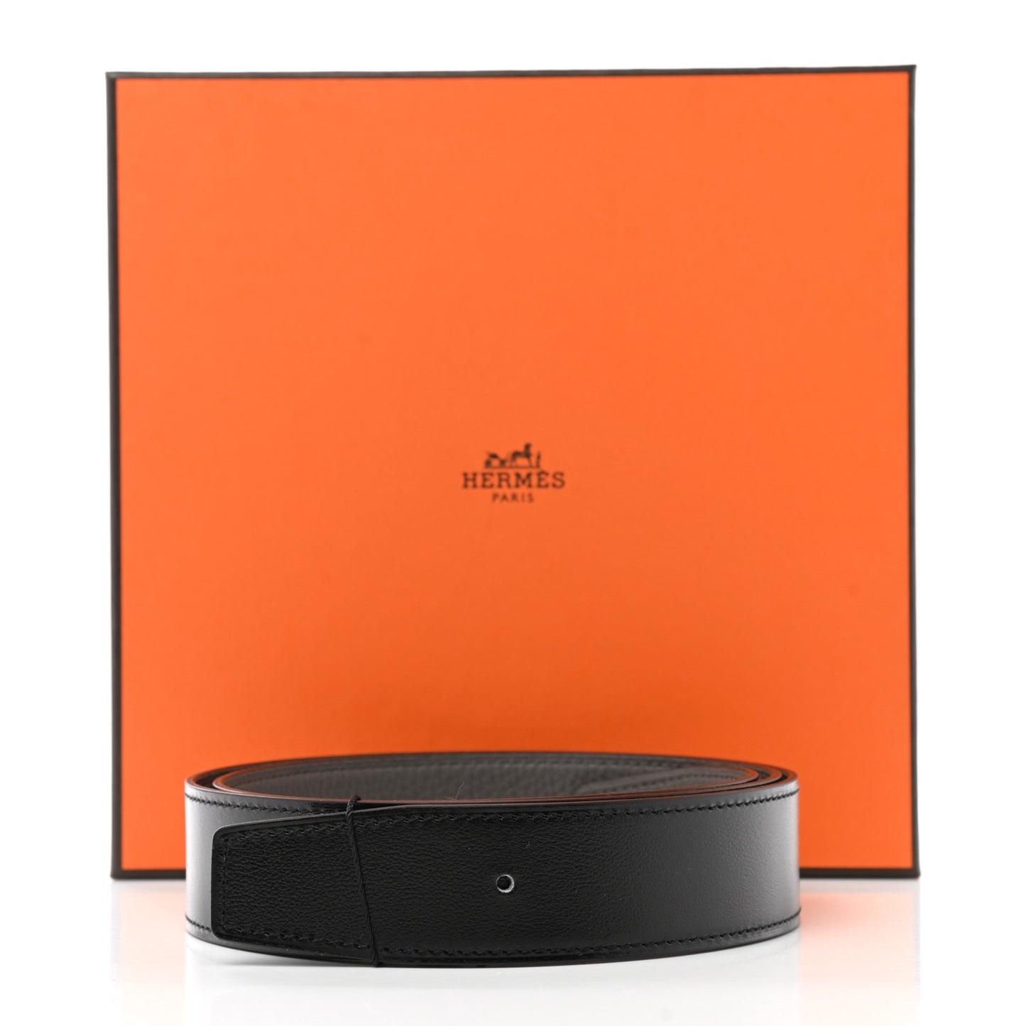 Box Togo 32mm Belt Strap 85 Black Etain