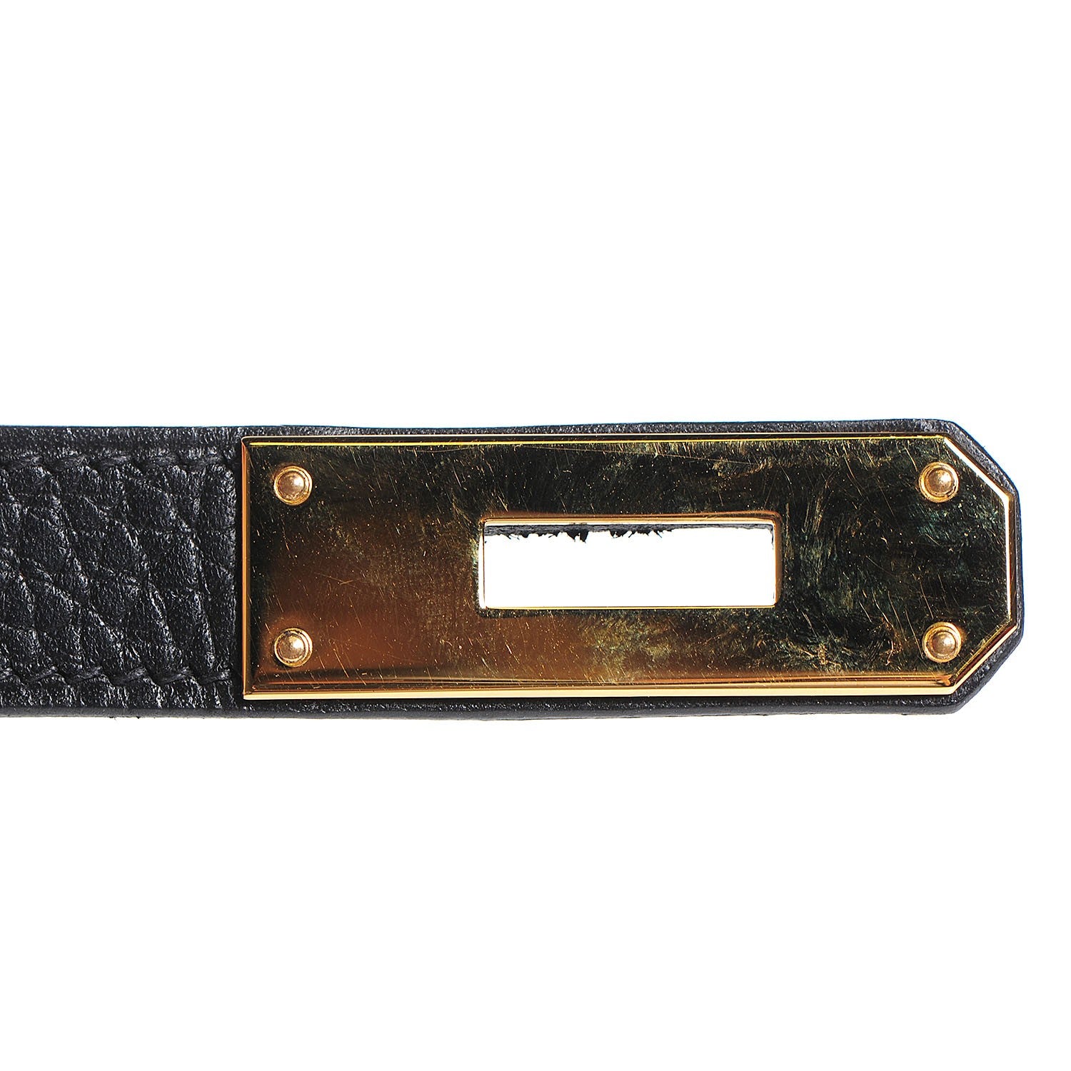 Hermes Fjord Kelly Retourne 35 Black 10 of 26