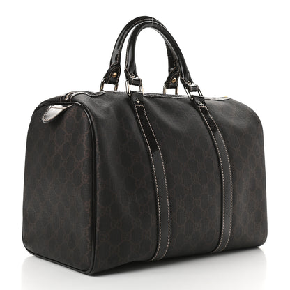 Gucci GG Supreme Monogram Medium Boston Dark Brown 3 of 9