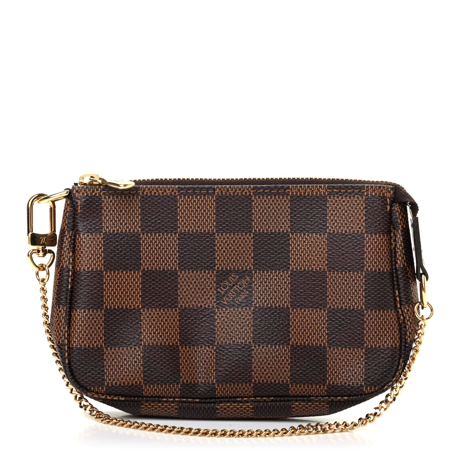 Louis Vuitton Damier Ebene Mini Pochette Accessories 1 of 9