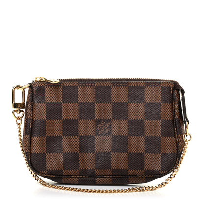Louis Vuitton Damier Ebene Mini Pochette Accessories 1 of 9