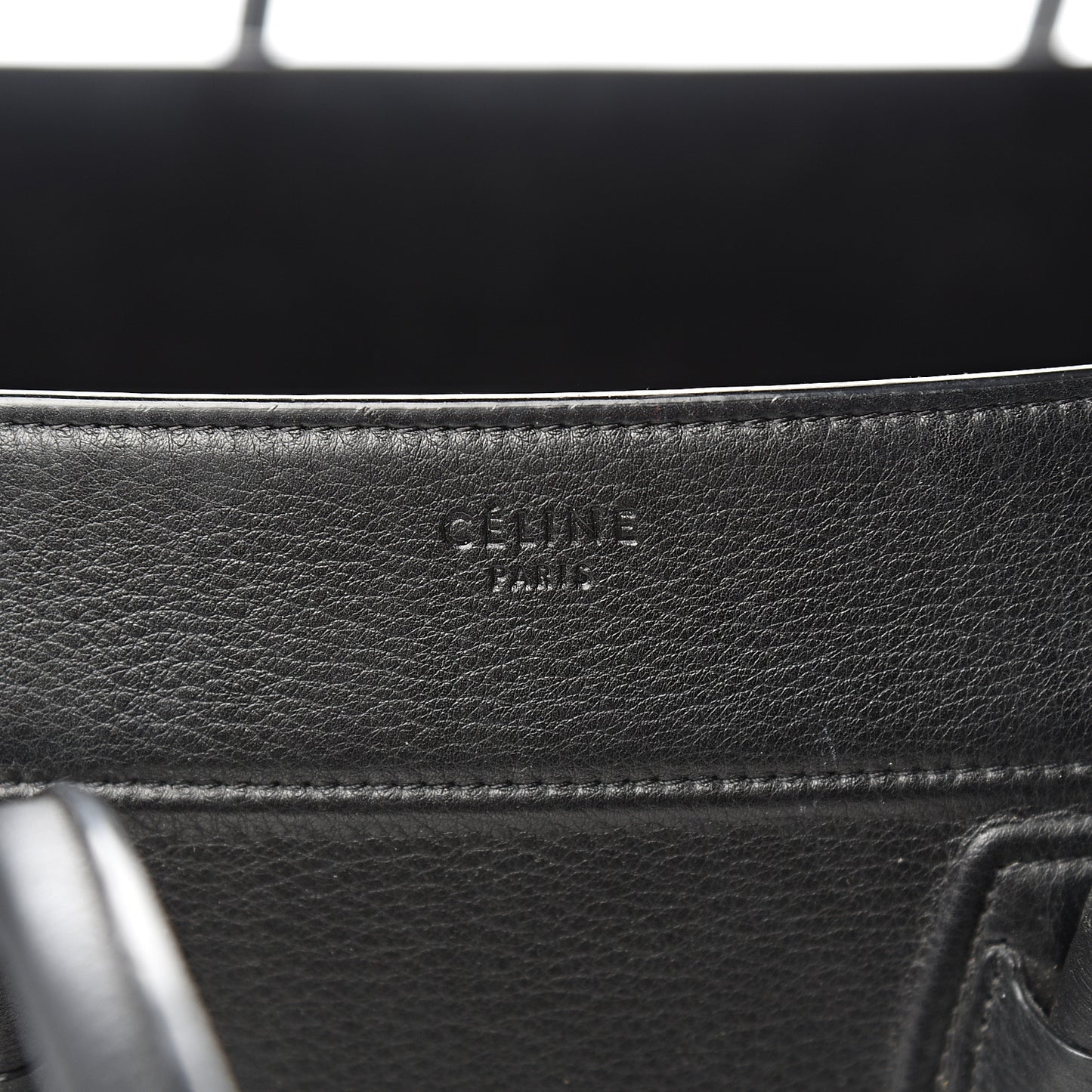 Supple Calfskin Medium Phantom Luggage Black
