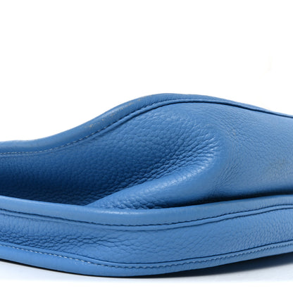 Hermes Taurillon Clemence Evelyne III GM Bleu Paradis 9 of 10
