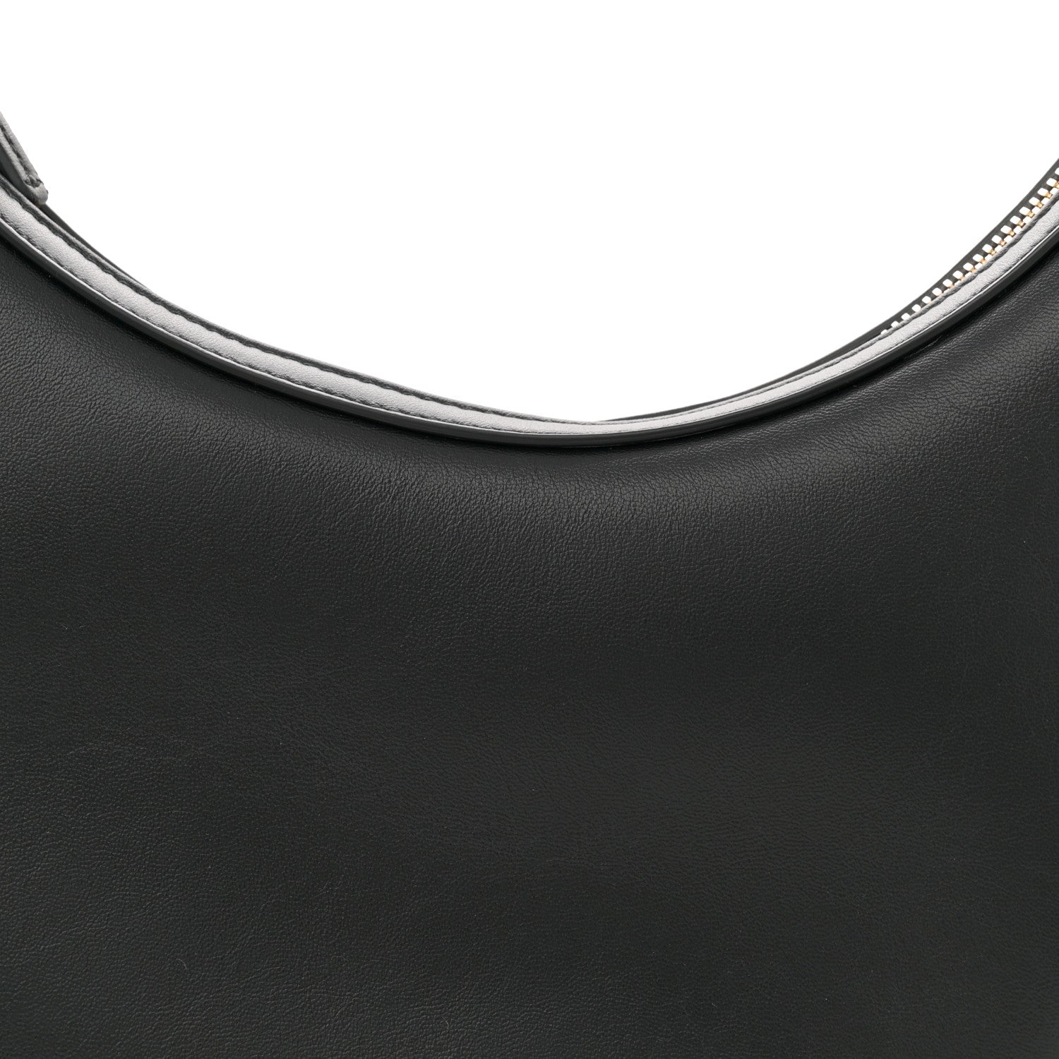 Bottega Veneta Smooth Calfskin Hula Hoop Shoulder Bag Black 8 of 11