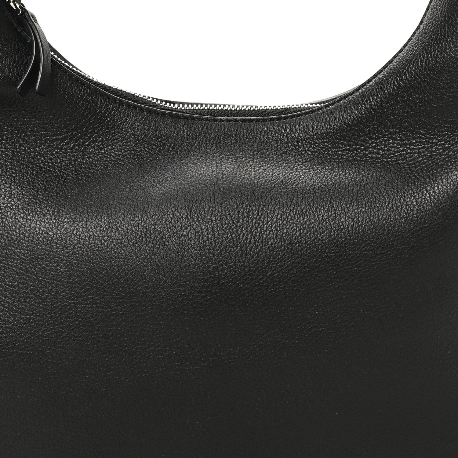 The Row Grained Calfskin Small Everyday Shoulder Bag Black 7 of 9