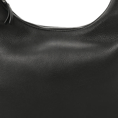 The Row Grained Calfskin Small Everyday Shoulder Bag Black 7 of 9