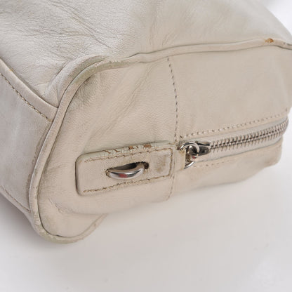 Prada Vitello Bauletto Talco 25 of 28