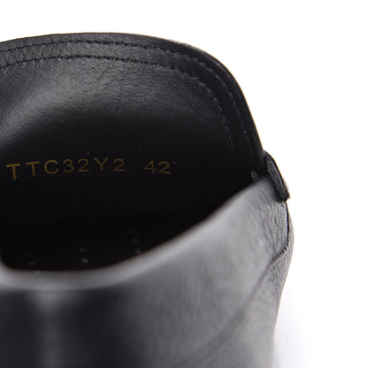 Valentino Garavani Calfskin Vlogo Loafers 42 Black 6 of 8