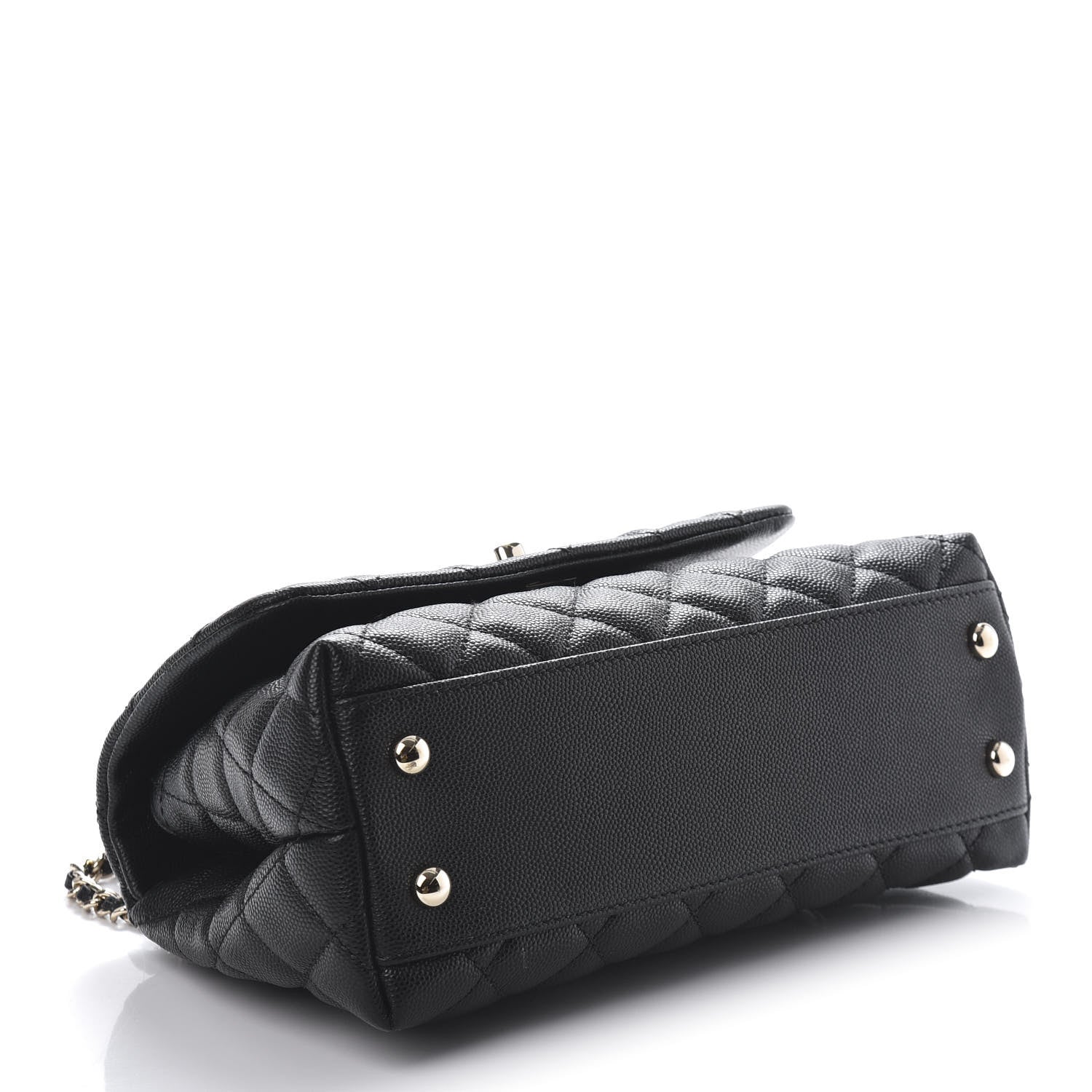Chanel Caviar Quilted Mini Coco Handle Flap Black 5 of 11