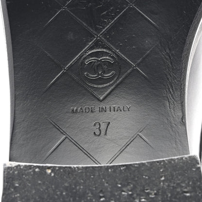 Chanel Lambskin Quilted CC Turnlock Loafers 37 Black 7 of 12