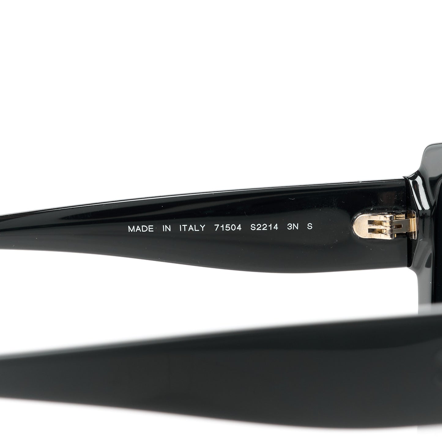 Acetate Shield Sunglasses 71504 Black