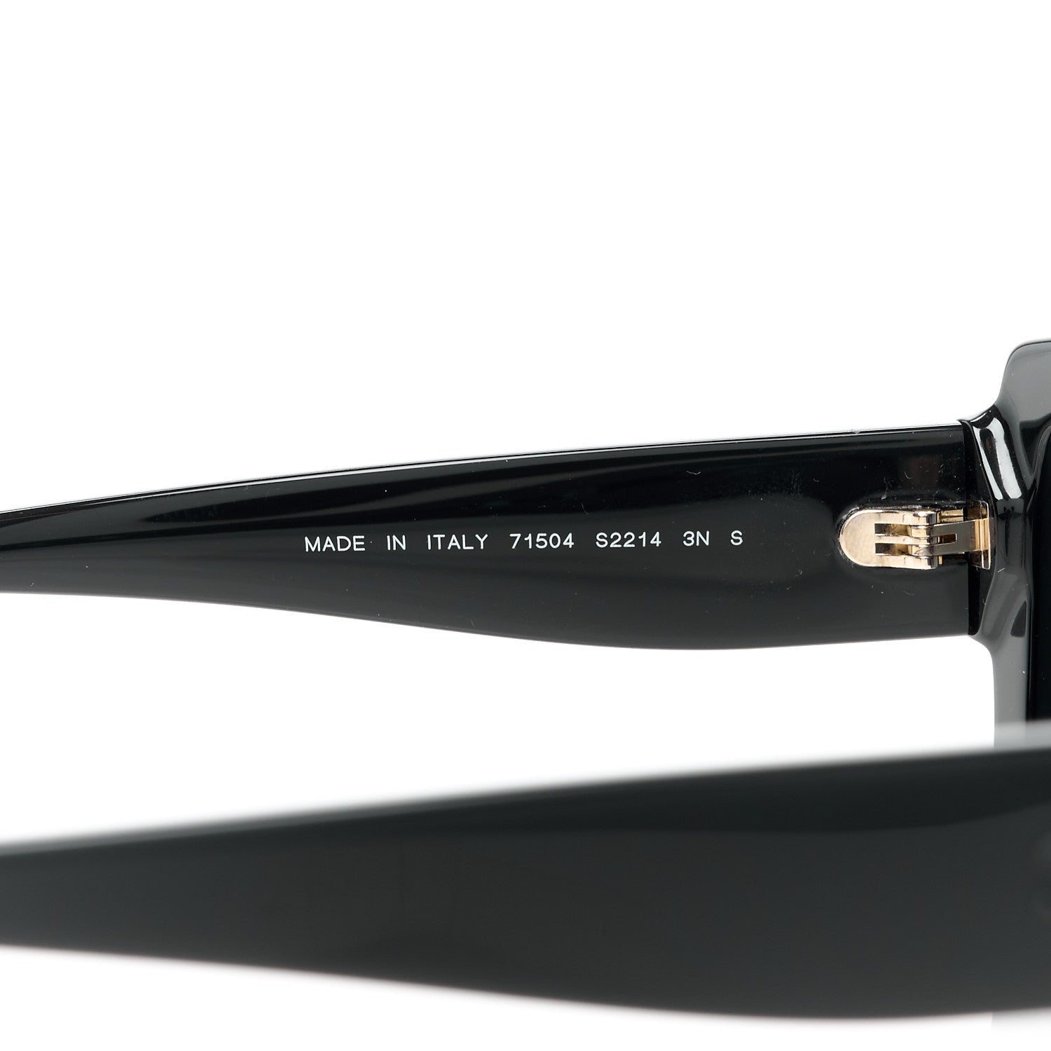 Chanel Acetate Shield Sunglasses 71504 Black 5 of 8