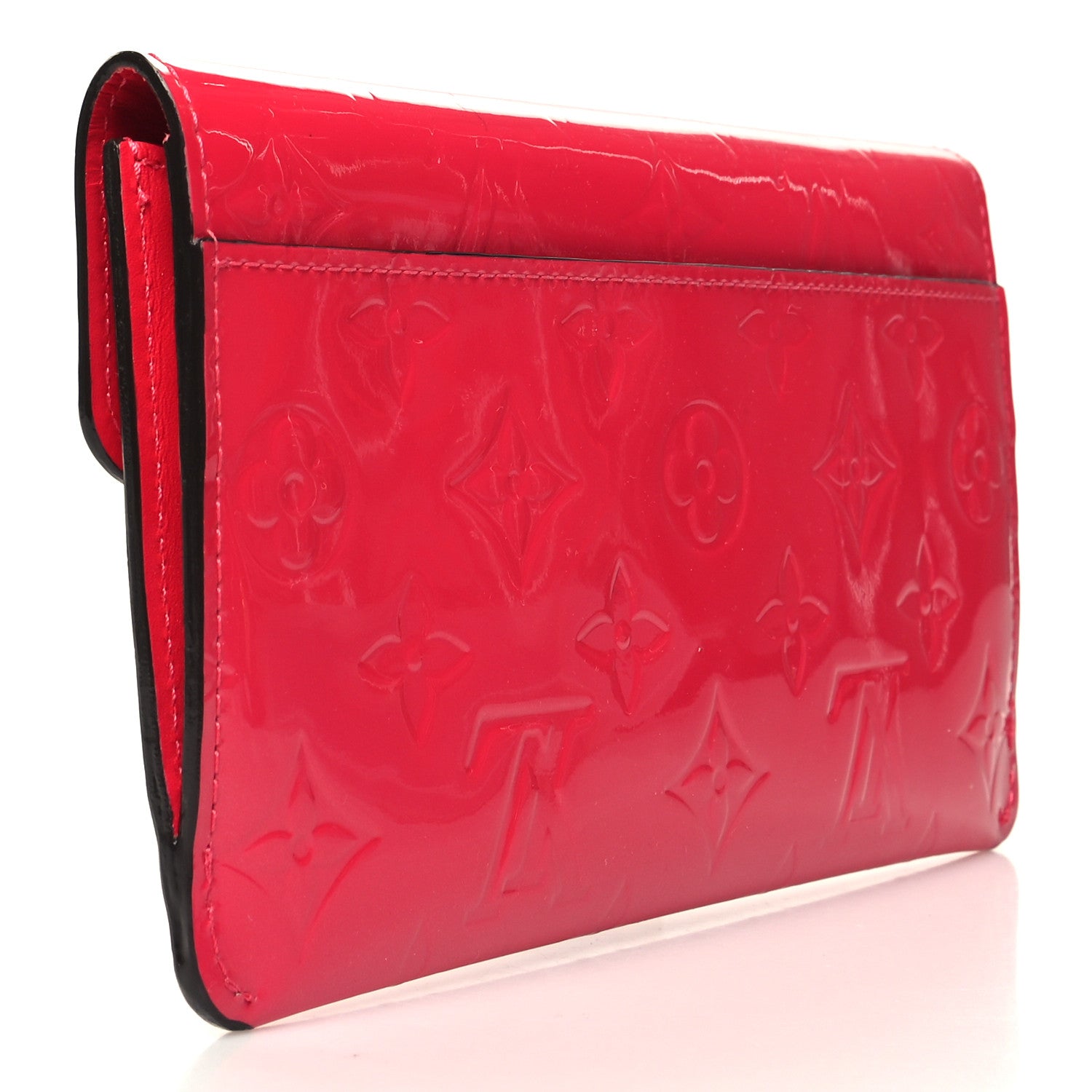 Louis Vuitton Vernis Jeanne Wallet Hot Pink 4 of 13