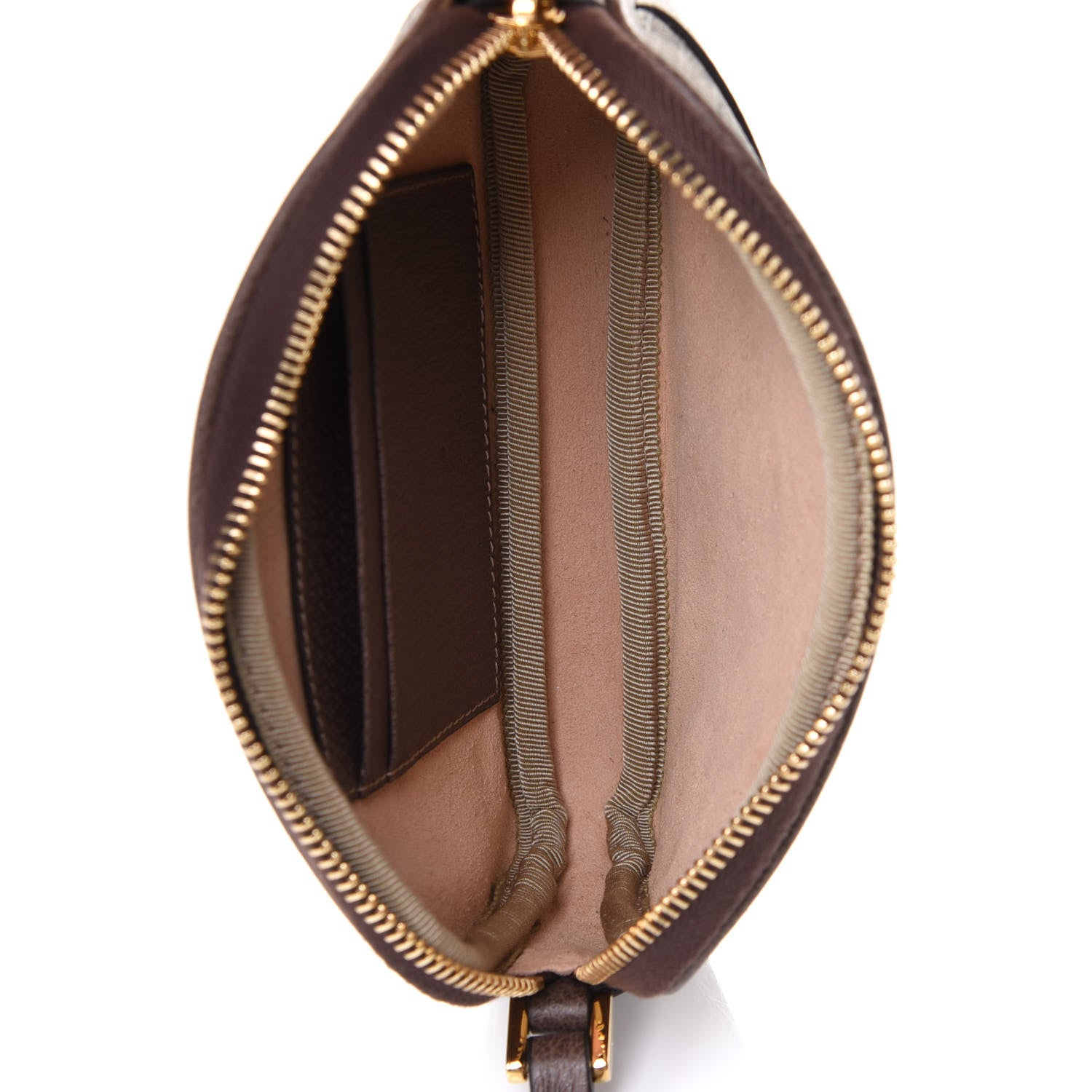 Gucci GG Supreme Monogram Ophidia Phone Case Wristlet Brown 4 of 4