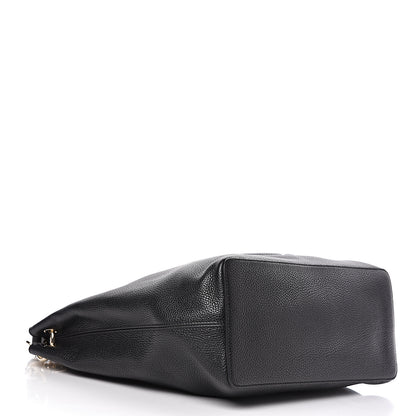 Gucci Pebbled Calfskin Large Soho Hobo Black 5 of 11