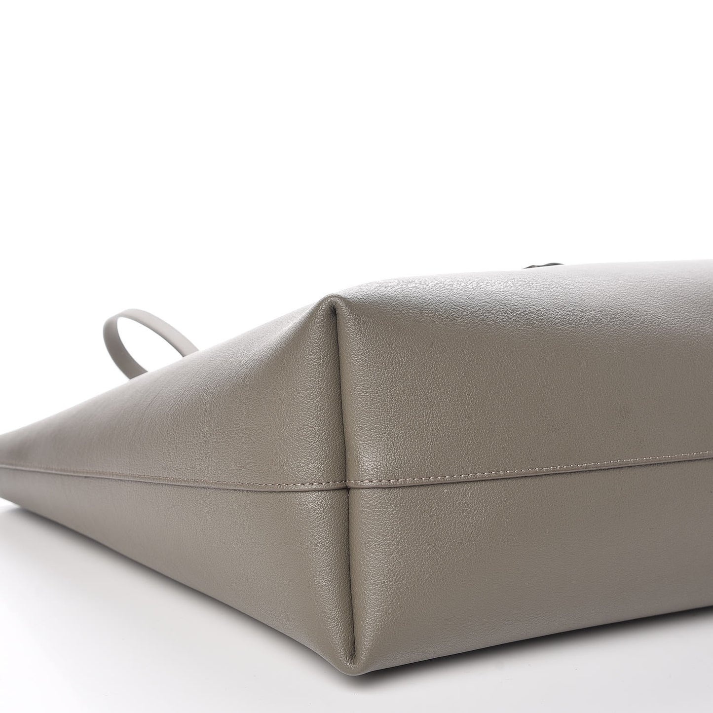 Calfskin Large Shopping Tote Kaki Militaire