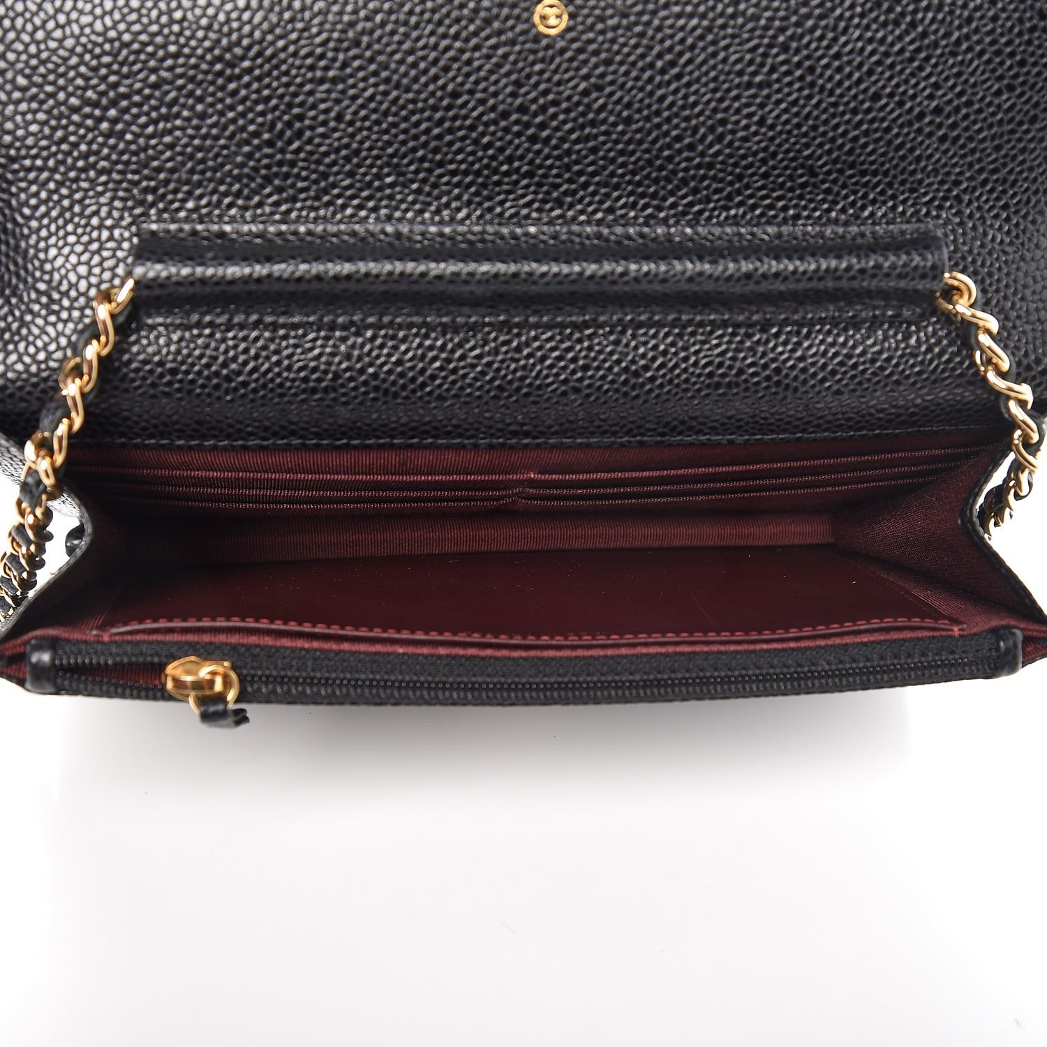 Chanel Caviar Quilted Wallet On Chain WOC Black 5 of 9