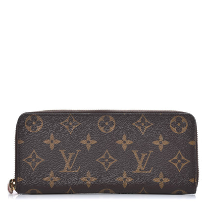 Louis Vuitton Monogram Clemence Wallet Rose Ballerine 1 of 7