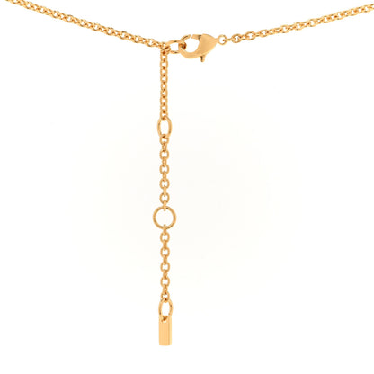 Fendi Bronze Baguette Necklace Gold 6 of 7