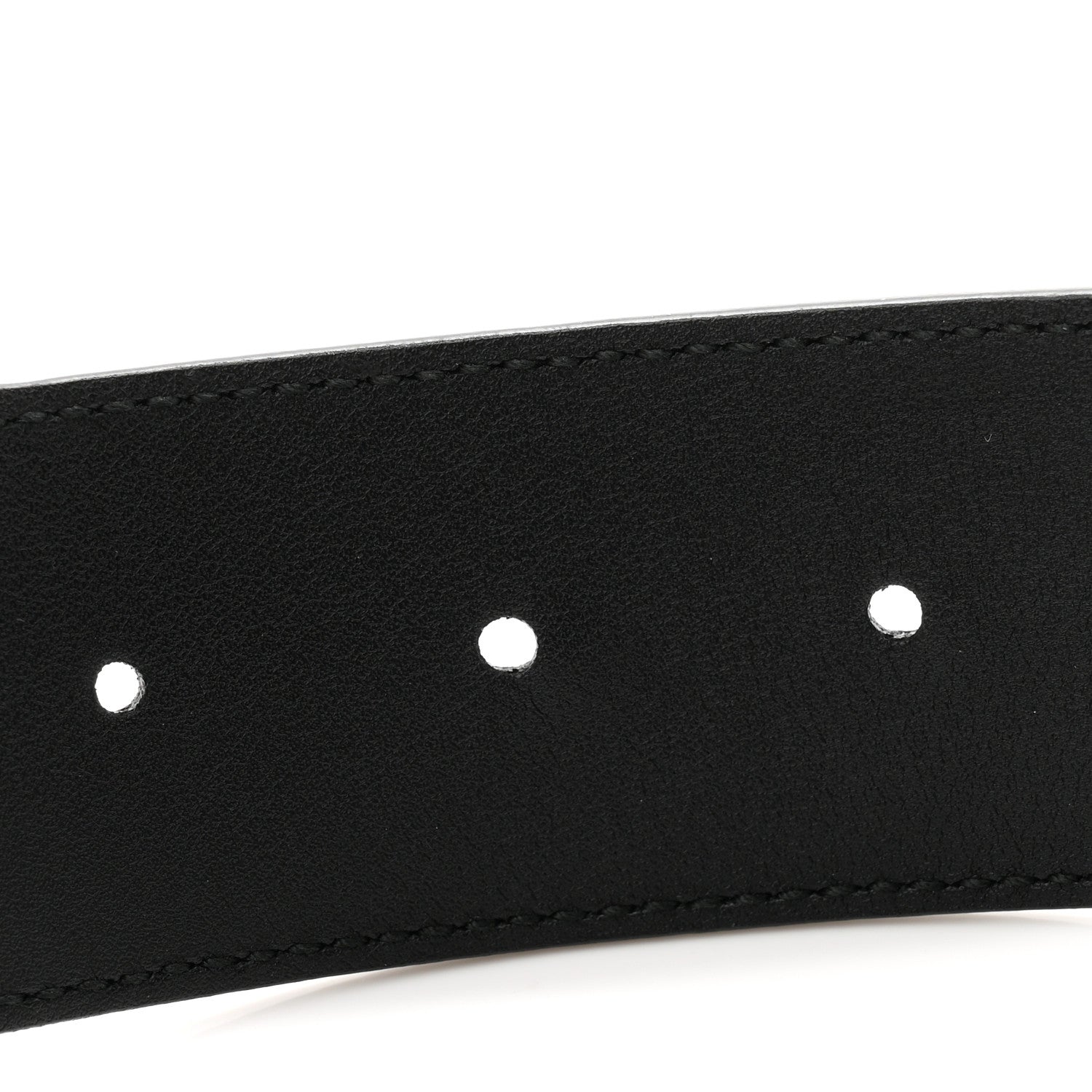 Gucci Textured Calfskin Double G 40mm Belt 95 38 Black 5 of 6