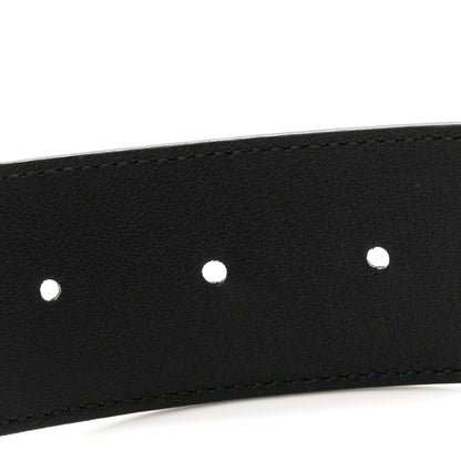 Gucci Textured Calfskin Double G 40mm Belt 95 38 Black 5 of 6