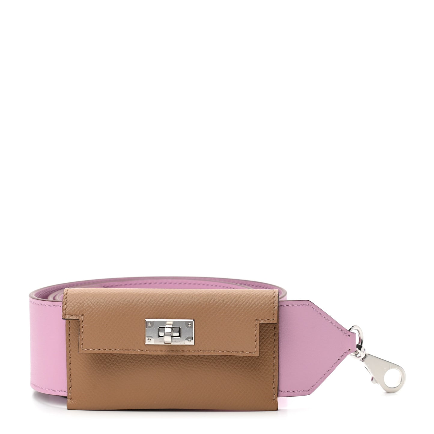 Swift Epsom Pocket Kelly Shoulder Strap Mauve Sylvestre Chai