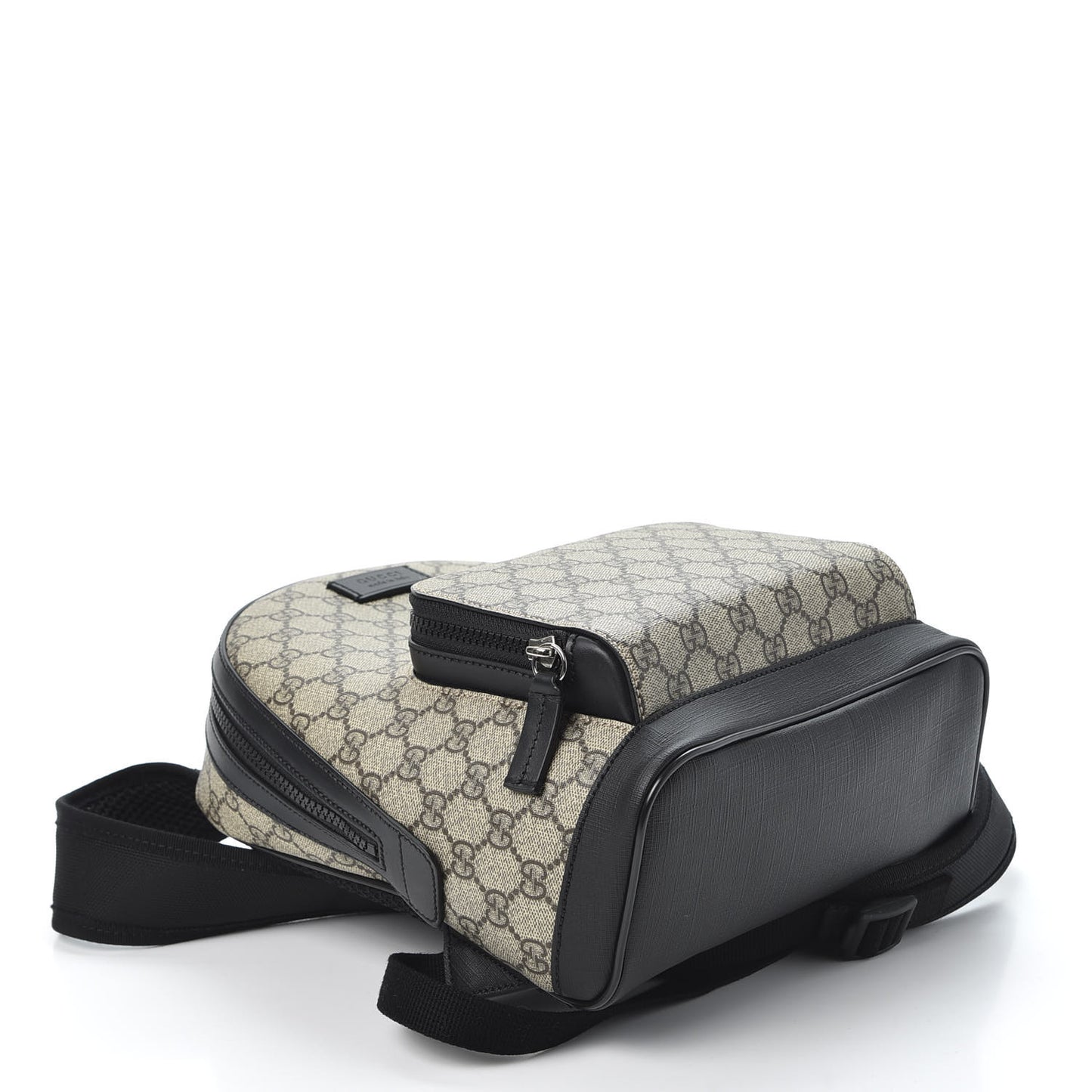 GG Supreme Monogram Small Eden Day Backpack Black