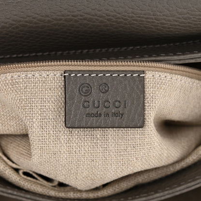 Gucci Dollar Calfskin Interlocking G Top Handle Shoulder Bag Loess 6 of 10
