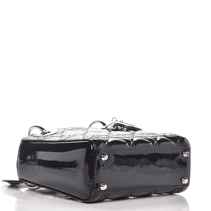 Christian Dior Patent Cannage Mini Lady Dior Black 4 of 12